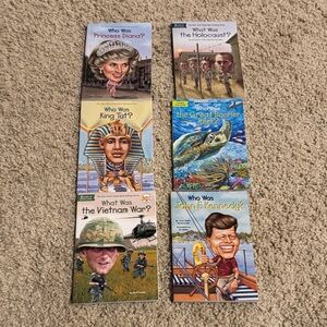 Set of 'Who Was?' Books